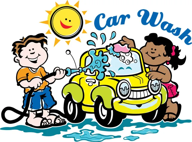 Car Wash Fundraiser illustration for Cub Scout Pack 88 Gilbert